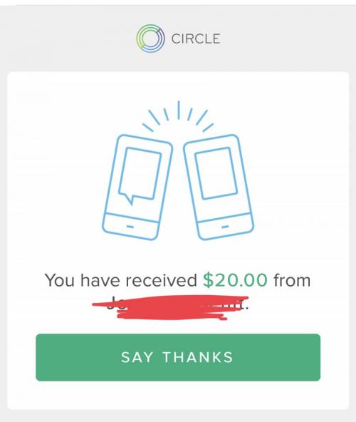 Circle pay announcement