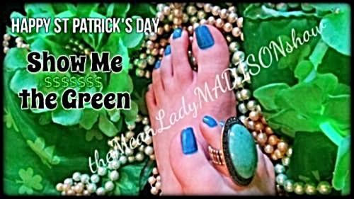 meanladymadison st patty feet